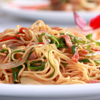 MÌ XÀO XÁ XÍU (Món ăn nhà hàng)